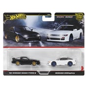JBK96 ホットウィール プレミアム 2パック '96 日産 180SX タイプX/日産 シルエイティ [ミニカー]