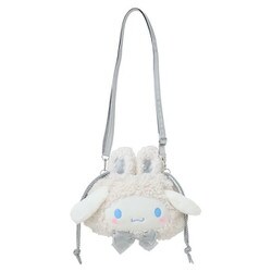 サンリオキャラクターズ 2WAY巾着ショルダー ふわふわスノーラビット シリーズ シナモロール