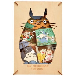 PT-WL12X PAPER THEATER（ペーパーシアター） ウッドスタイル スタジオジブリ となりのトトロ My Neighbor Totoro [クラフトトイ]