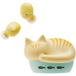 完全ワイヤレスイヤホン NEKO Bluetooth対応 チャトラ HP-C28BTC