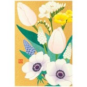 限定 ポストカード767 春の花柄 白 88767006