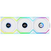 120mmケースファン SL120 LCD WIRELESS LCDモデル トリプルパック ホワイト UF-SL120-LCD-WLS-3W