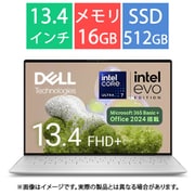 モバイルノートパソコン/XPS 13 9350/13.4型FHD+/Core Ultra 7 プロセッサー 256V/メモリ 16GB/SSD 512GB/Windows 11 Home/Office Home & Business 2024+Microsoft 365 Basic/プラチナシルバー MX73-EWHB