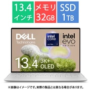 モバイルノートパソコン/XPS 13 9350/13.4型3K+ OLED/Core Ultra 7 プロセッサー 258V/メモリ 32GB/SSD 1TB/Windows 11 Home/プラチナシルバー MX83T-EWL