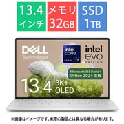 モバイルノートパソコン/XPS 13 9350/13.4型3K+ OLED/Core Ultra 7 プロセッサー 258V/メモリ 32GB/SSD 1TB/Windows 11 Home/Office Home & Business 2024+Microsoft 365 Basic/プラチナシルバー MX83T-EWHB
