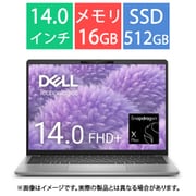 モバイルノートパソコン/Inspiron 14 5441/14.0型FHD+/Snapdragon X Plus X1P-42-100/メモリ 16GB/SSD 512GB/Windows 11 Home(Arm版OS)/タイタングレー MI54Q-EWL