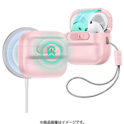 AirPods 4（2024）用 HaloLock搭載 Pulse Magnetic Lock スライド式 ケース Pink 1C0130602