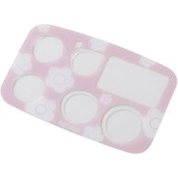 スイッチ保護ガラスフィルム MARY QUANT ピンク （パナソニック スイッチ5対応） MQG-004P
