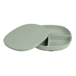 シリコンプレート＋リッド / Silicone Plate + Lid - sage 101610