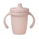 シリコンスパウトカップ＋ハンドル / Silicone Spout Cup + Handle - blush 201311