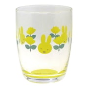 410146 [ディック・ブルーナ「ミッフィー Miffy」 グラス ガラス タンブラー 約260ml MIFFY＆ROSE ボトムカラー イエロー]