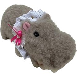 50013 ふわもこシリーズ キーチェーン付 ぬいぐるみ カバ ブラウン