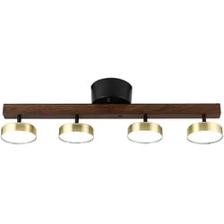 LED4灯シーリングライト Rumani （ ルマーニ ） シリーズ 調光調色付き 角度調節可能 ゴールド ASP-810GL