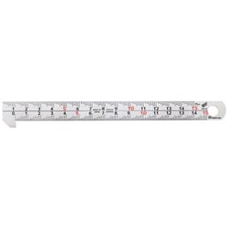 フック付スケール 快段目盛 150mm HS-15KD