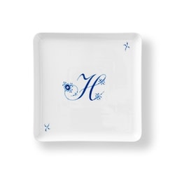 アルファベット コレクション スクエア ディッシュ 四角 皿 20×20cm 「 H 」 国内正規品 1073778