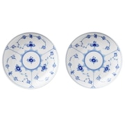 ブルーフルーテッドプレイン プレート 皿 15cm ペアセット 国内正規品 1074021