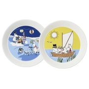 ムーミン アラビア ( MOOMIN ARABIA ) プレート 皿 2枚セット 19cm コレクターズ プレートセット ボンファイアー&セーリング 国内正規品 1071466