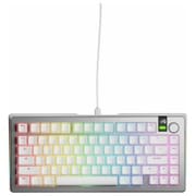 ゲーミングキーボード GMMK 3 PRO 75% Prebuilt Wired Silver - US GLO-KB-GMMK3-PRO-75-PB-FOX-W-SIL-US
