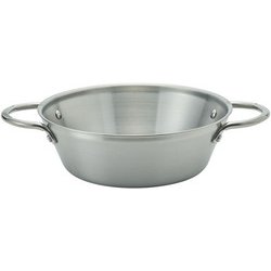 TKG 銀の頂 三層鋼両手鍋 24cm QGV3201