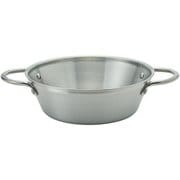 TKG 銀の頂 三層鋼両手鍋 24cm QGV3201