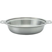 TKG 銀の頂 三層鋼もつ鍋 24cm QGV3401