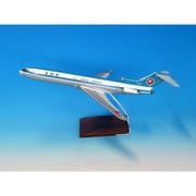 NH00125 1/100 完成品 727-200 JA8355 モヒカンルック ギア無 木製台座・プレート付 [塗装済完成品モデル]