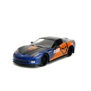 JADA35213 1/24 2006 シェビー コルベット Z06 ブルー/オレンジ/グラフィック [ダイキャストミニカー]
