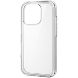 PM-A24CHVAIR2WH [iPhone 16 Pro ハイブリッドケース 衝撃吸収 軽量 カメラレンズ保護設計 MUBRAIN ホワイト×クリア]