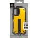 PM-A24ANESTYL [iPhone 16 ハイブリッドケース 衝撃吸収 ストラップホール付 フィンガーベルト付 スタンド機能 専用ホルダー付 NESTOUT イエロー]