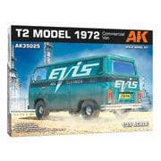 AK35025 1/35 1972 ワンボックスカー 商用バン [組立式プラスチックモデル]