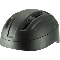 自転車用ヘルメット VESK 折りたたみ式 SGマーク取得 エコパック付き ZHEZD-48 ダークグリーン Mサイズ
