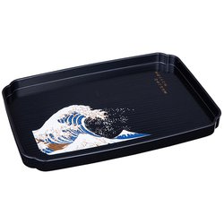 和風カフェトレー 浪裏に富士 和盆・北斎 774069