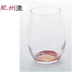 ダルマグラス1P 赤 蒔絵富士山 和風グラス 770088