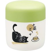 OC-K [茶筒 おちゃねこ 約直径8.7cm×高さ10cm くつろぎ]