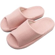NPAK24906 [REply ヘリンボーンコンフォートスリッパ M 約22cm～23.5cm ピンク]