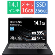 ノートパソコン/IRIEVISION/14.1型/Core i3-1215U/メモリ 16GB/SSD 256GB/Windows 11 Pro/ブラック FFF-PC14B1BK-SP