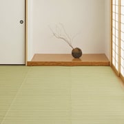 洗えるい草風カーペット ライアン 江戸間3畳 グリーン