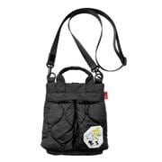 rootote8408 [840801 ルートート rootote8408 IP.BR.パフ.Peanuts-9R rootote8408 BLACK]