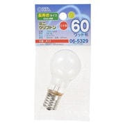 ミニクリプトン電球 E17 60W形 ホワイト長寿命タイプ LB-PS35E17100V54WWLL