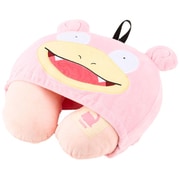 フード付きネックピロー ヤドン ピンク