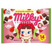 不二家 ミルキーチョコレート(苺)袋 14粒