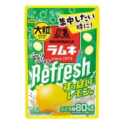 森永製菓 大粒ラムネRefresh【すっぱいレモン】 30g