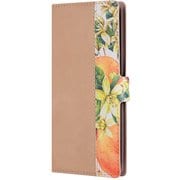 LN-24WR1BSLFLA [らくらくスマートフォン F-53E 薄型・軽量花柄手帳ケース BOOK Flower ピンク]