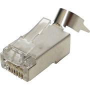 JEFCOM カテゴリー6Aモジュラープラグ(貫通タイプ・クリップ式)