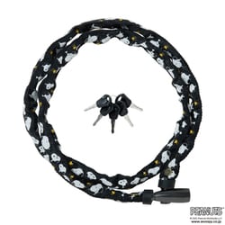 チェーンロック スヌーピー キータイプ 1200mm ブラック PCLK1200-001