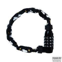 チェーンロック スヌーピー ダイアル 300mm ブラック PCLD300-001