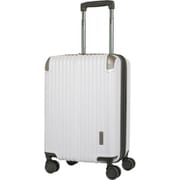 スーツケース ハードキャリー ファスナータイプ 拡張機能付き 旅行目安日数:3~4泊 38L/拡張時44L TSAロック搭載 機内持ち込み可能 預け入れ無料 ペットボトルホルダー付き TE-0891-48 ホワイト.H