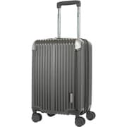 スーツケース ハードキャリー ファスナータイプ 拡張機能付き 旅行目安日数：3～4泊 38L/拡張時44L TSAロック搭載 機内持ち込み可能 預け入れ無料 ペットボトルホルダー付き TE-0891-48 ブラック.H