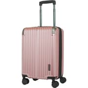 スーツケース ハードキャリー ファスナータイプ 拡張機能付き 旅行目安日数:3~4泊 38L/拡張時44L TSAロック搭載 機内持ち込み可能 預け入れ無料 ペットボトルホルダー付き TE-0891-48 ピンク.H