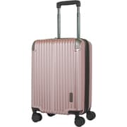 スーツケース ハードキャリー ファスナータイプ 拡張機能付き 旅行目安日数：3～4泊 38L/拡張時44L TSAロック搭載 機内持ち込み可能 預け入れ無料 ペットボトルホルダー付き TE-0891-48 ピンク.H